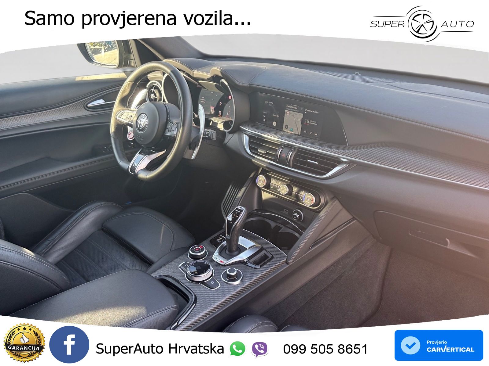 Alfa Romeo Stelvio Quadrifoglio 2.9 V6 Bi-Turbo (520 KS) Q4 Automatic MATRIX+GR SJED+KAM