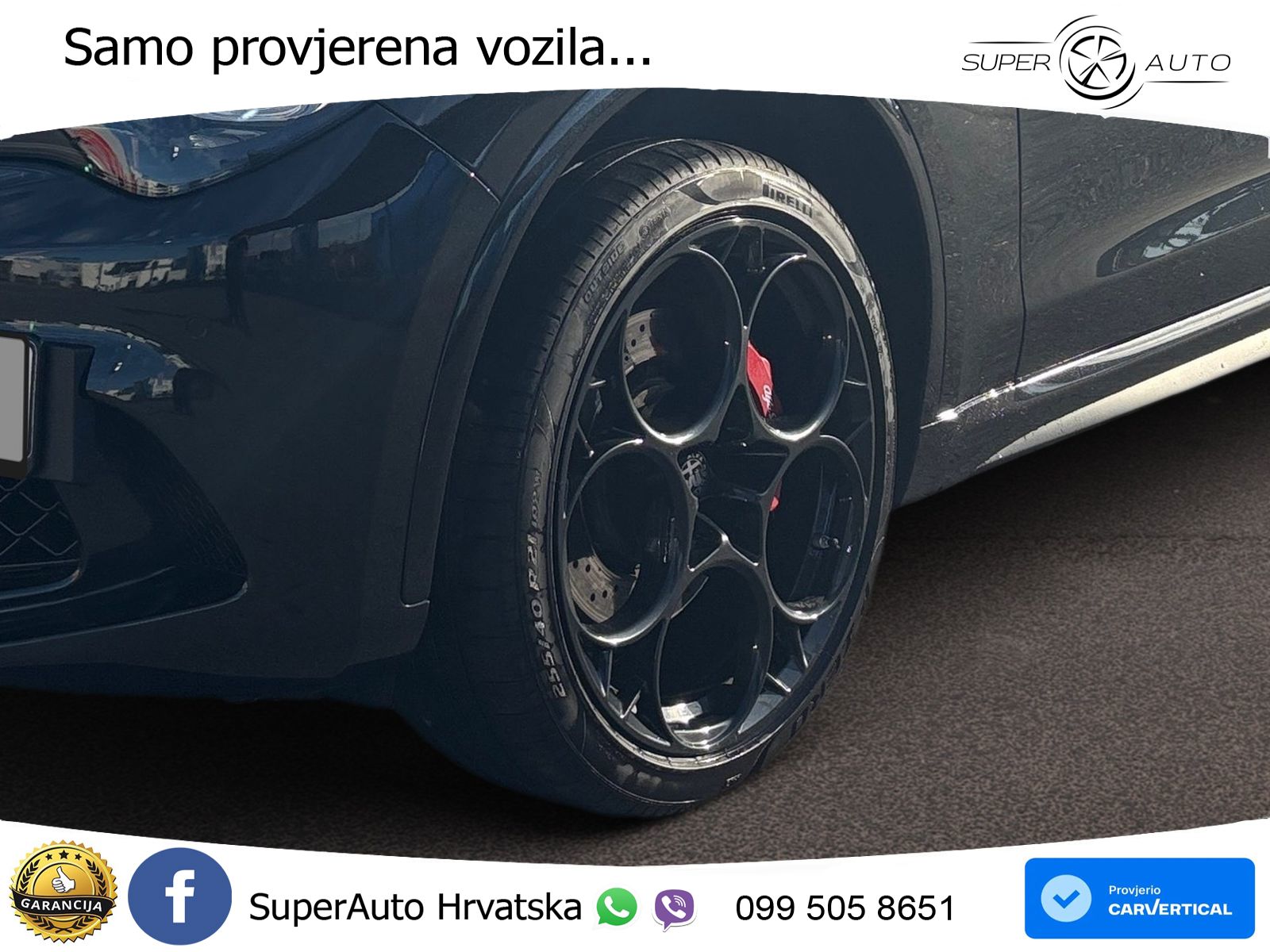 Alfa Romeo Stelvio Quadrifoglio 2.9 V6 Bi-Turbo (520 KS) Q4 Automatic MATRIX+GR SJED+KAM