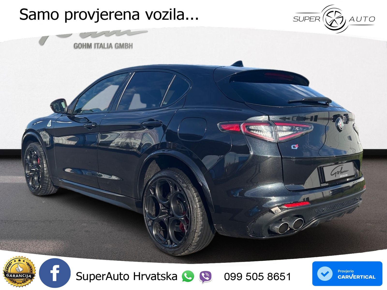 Alfa Romeo Stelvio Quadrifoglio 2.9 V6 Bi-Turbo (520 KS) Q4 Automatic MATRIX+GR SJED+KAM