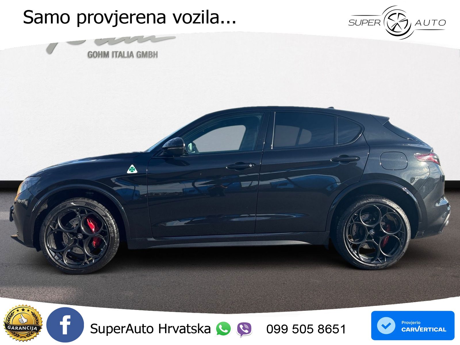 Alfa Romeo Stelvio Quadrifoglio 2.9 V6 Bi-Turbo (520 KS) Q4 Automatic MATRIX+GR SJED+KAM