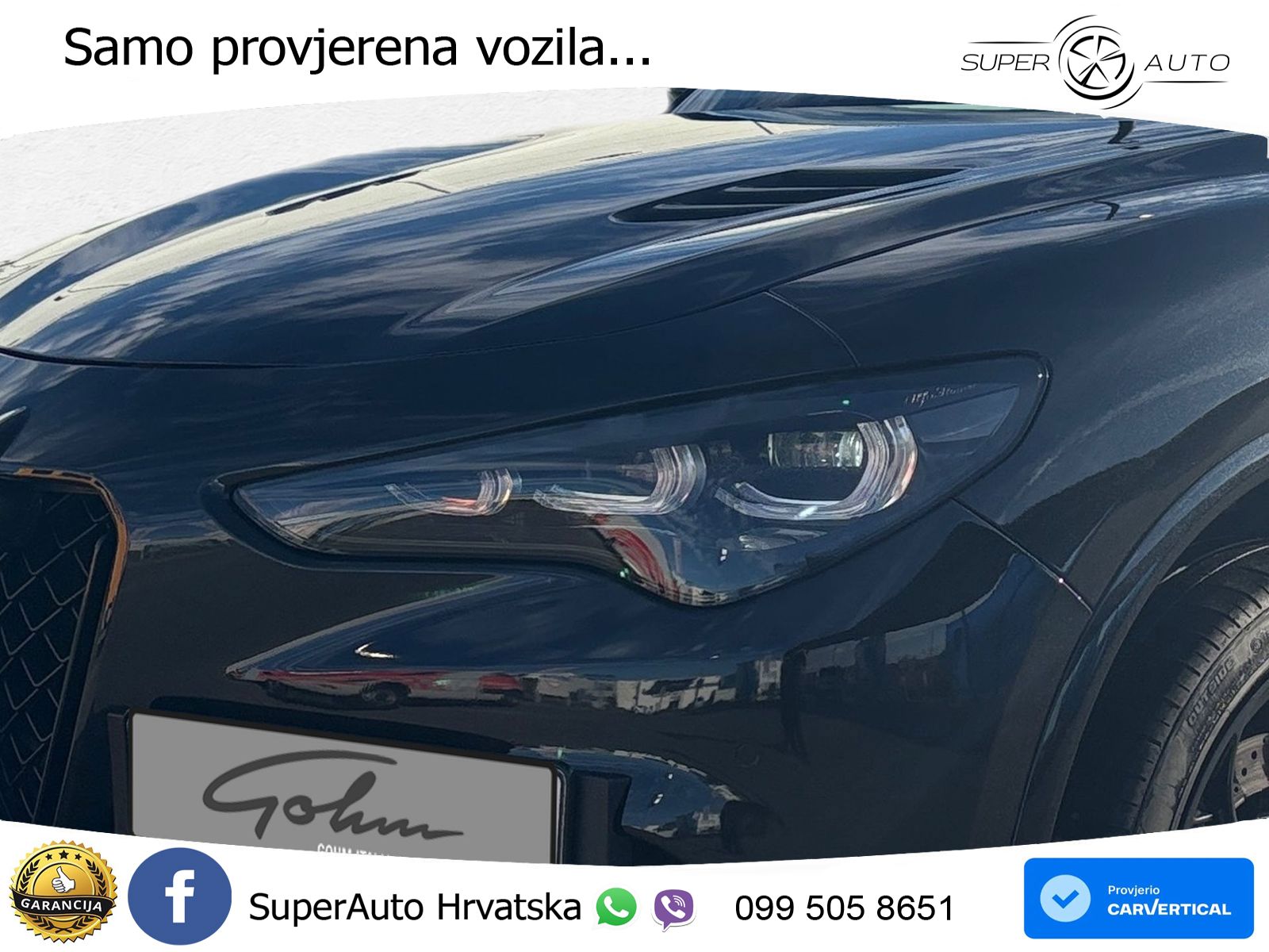 Alfa Romeo Stelvio Quadrifoglio 2.9 V6 Bi-Turbo (520 KS) Q4 Automatic MATRIX+GR SJED+KAM