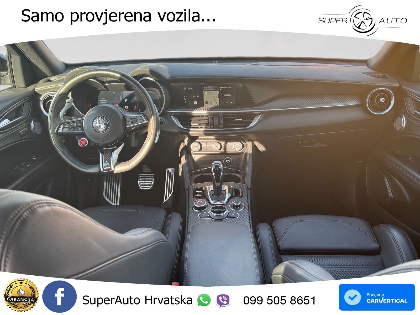Alfa Romeo Stelvio Quadrifoglio 2.9 V6 Bi-Turbo (520 KS) Q4 Automatic MATRIX+GR SJED+KAM