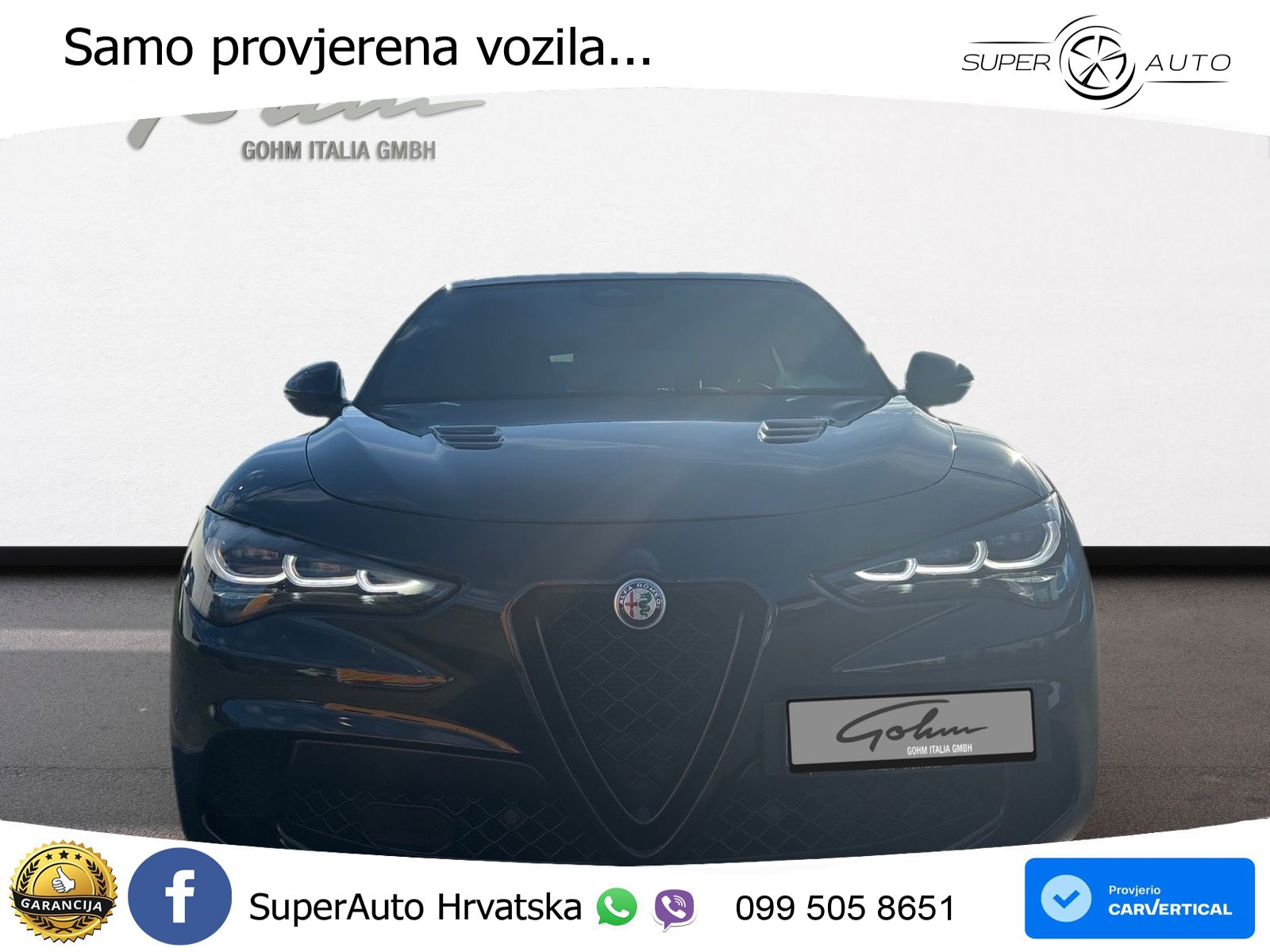 Alfa Romeo Stelvio Quadrifoglio 2.9 V6 Bi-Turbo (520 KS) Q4 Automatic MATRIX+GR SJED+KAM