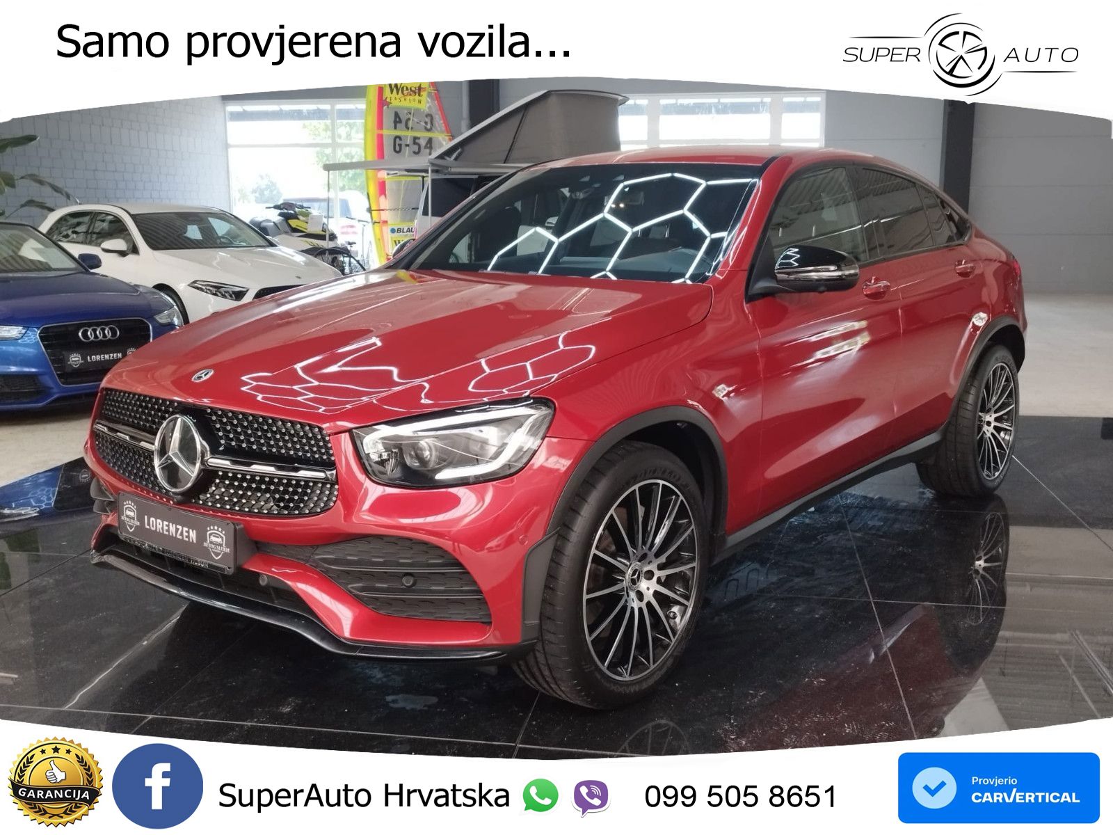 Mercedes GLC Coupe 400d (330 KS) 4MATIC 9G-TRONIC Night paket LED+GR SJED+ACC