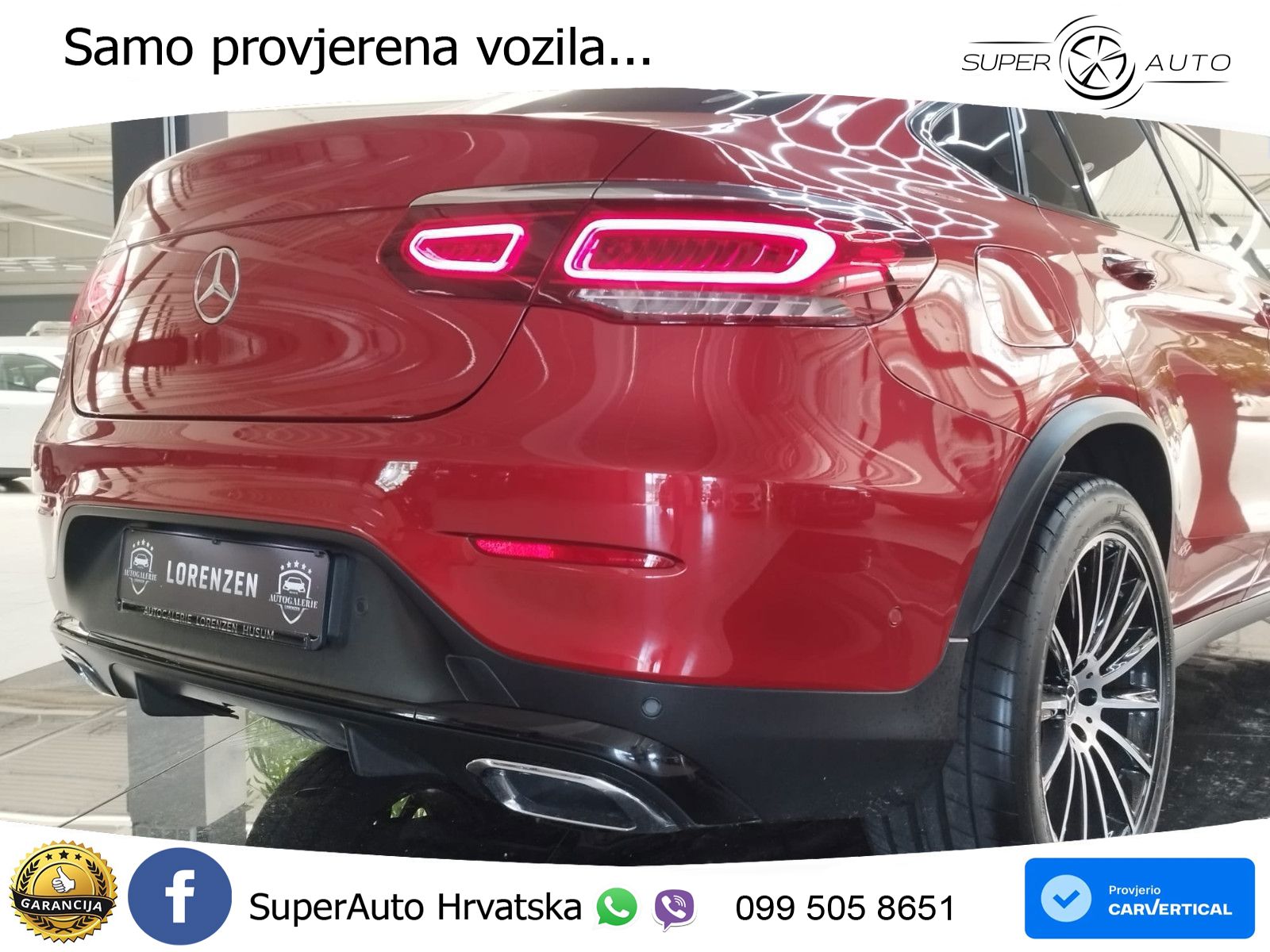 Mercedes GLC Coupe 400d (330 KS) 4MATIC 9G-TRONIC Night paket LED+GR SJED+ACC