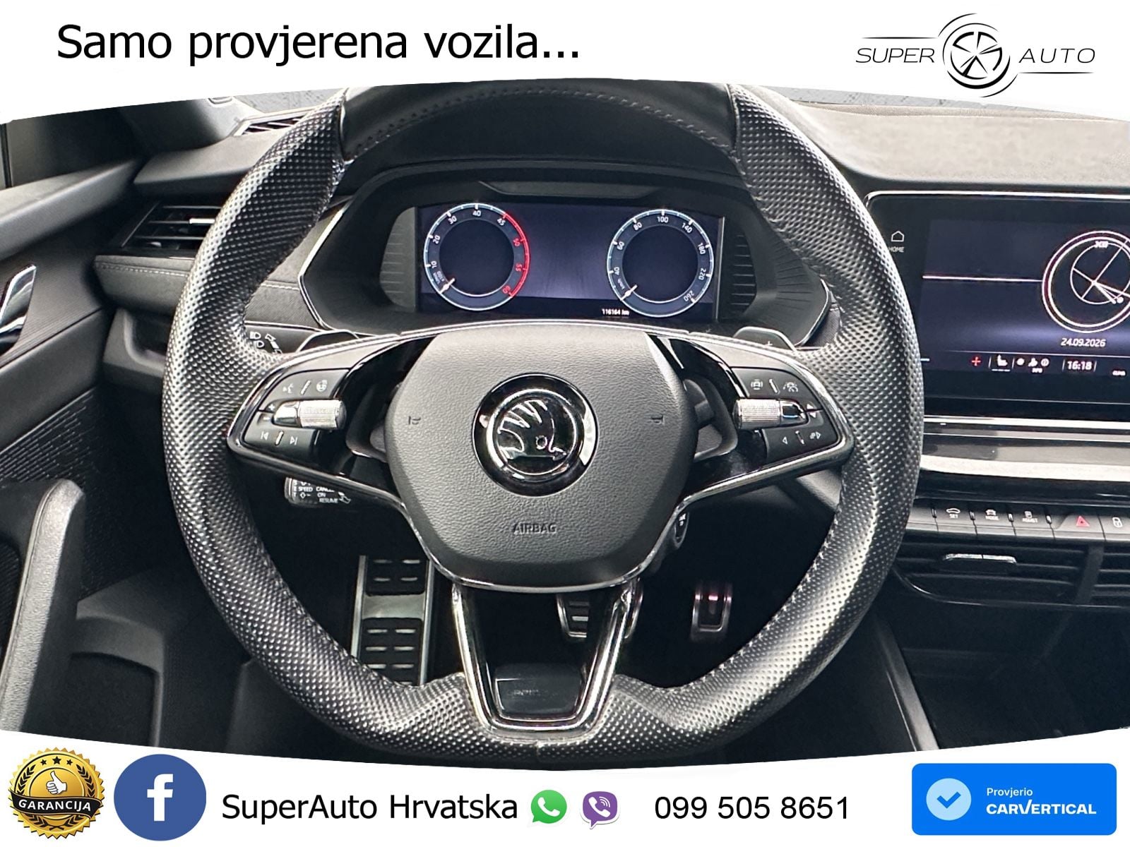 Škoda Octavia Combi 2.0 TDI (150 KS) DSG SportLine LED+GR SJED+ACC