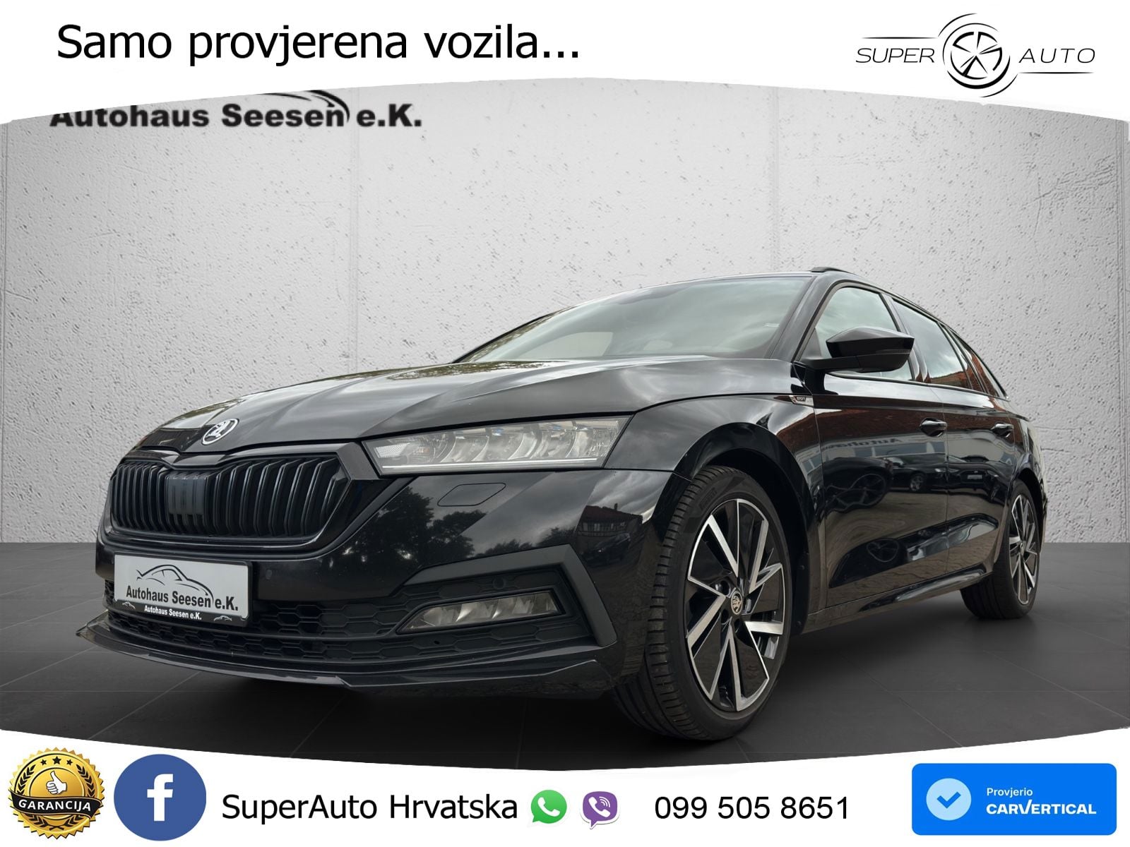 Škoda Octavia Combi 2.0 TDI (150 KS) DSG SportLine LED+GR SJED+ACC