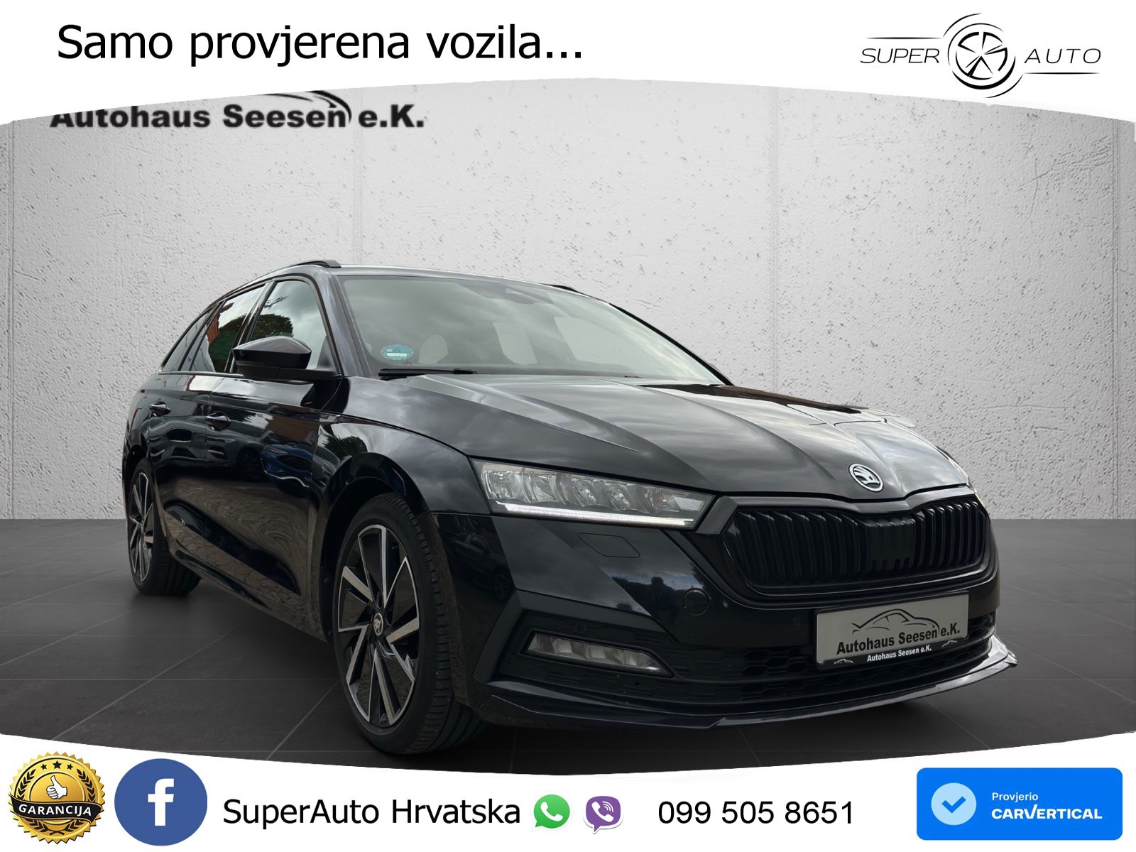 Škoda Octavia Combi 2.0 TDI (150 KS) DSG SportLine LED+GR SJED+ACC