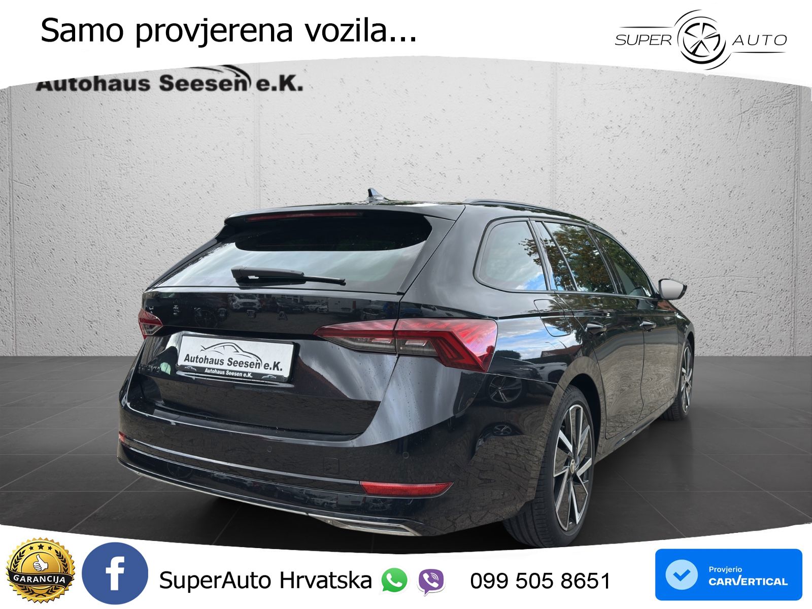 Škoda Octavia Combi 2.0 TDI (150 KS) DSG SportLine LED+GR SJED+ACC