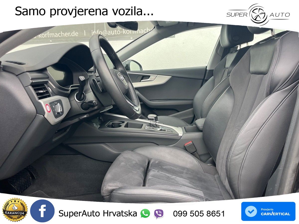 Audi A5 Sportback 45 TFSI (265 KS) quattro S tronic ZRAČNI+ACC+GR SJED+KAM