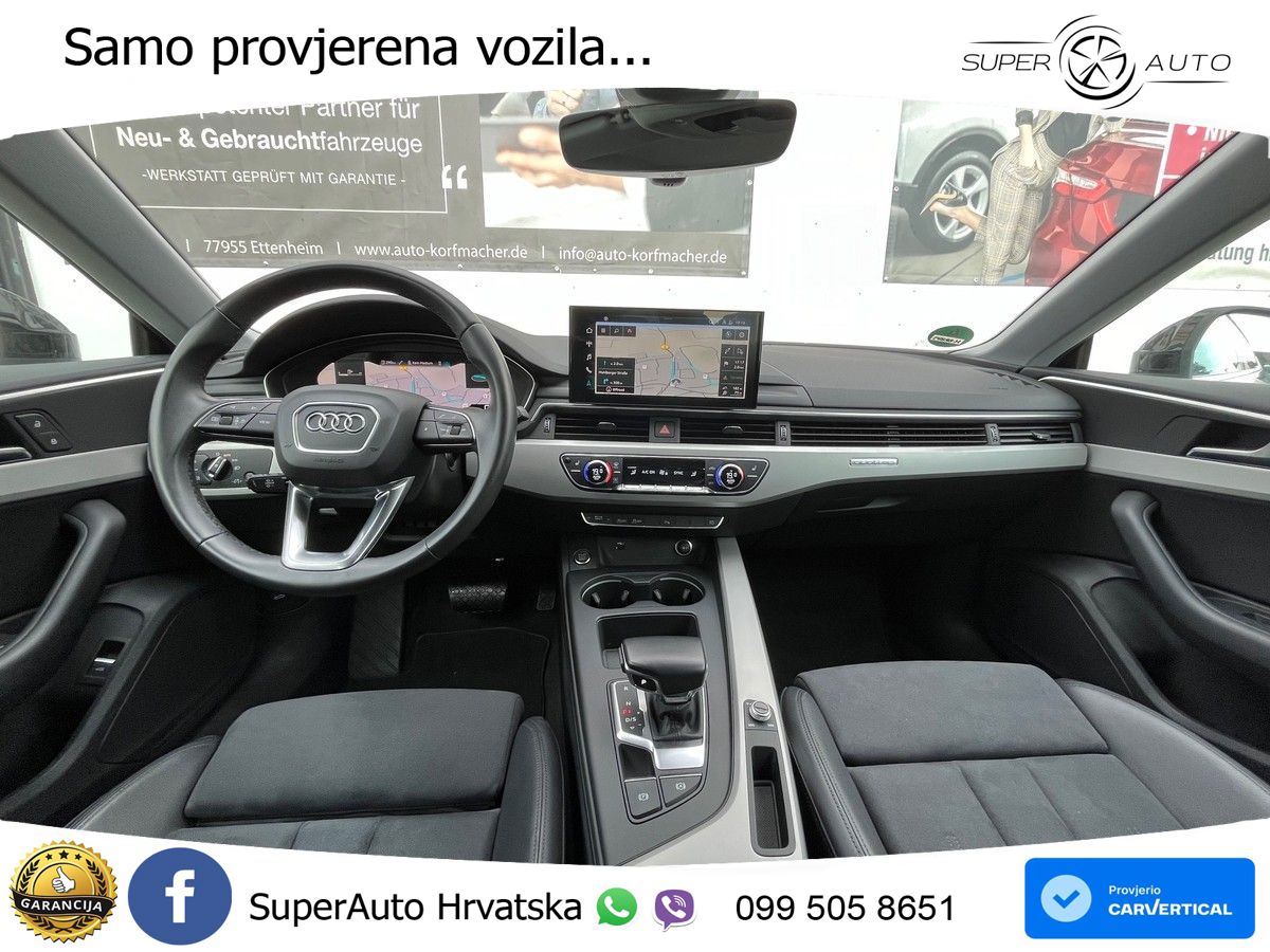 Audi A5 Sportback 45 TFSI (265 KS) quattro S tronic ZRAČNI+ACC+GR SJED+KAM