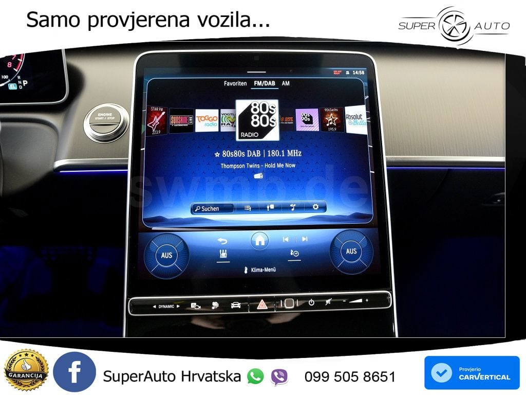 Mercedes S 580e (510 KS) 4MATIC 9G-TRONIC AMG ACC+HEAD+4xGR SJED+360+PANO