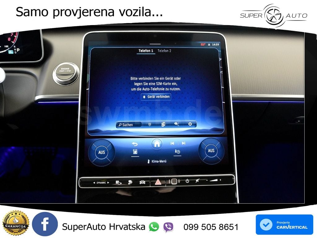 Mercedes S 580e (510 KS) 4MATIC 9G-TRONIC AMG ACC+HEAD+4xGR SJED+360+PANO