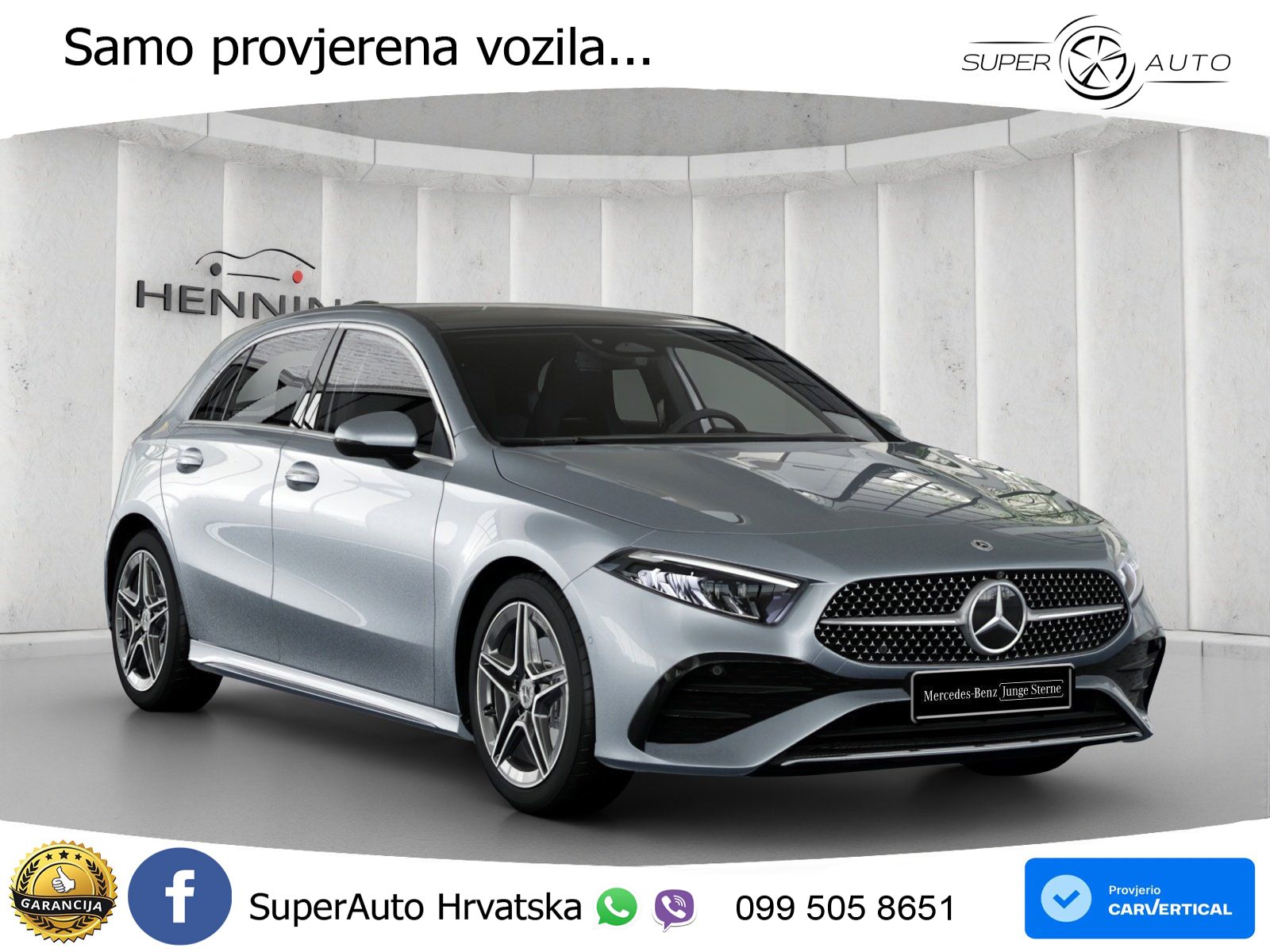 Mercedes-Benz A 180d 8G-DCT AMG ACC+GR SJED+360+PANO
