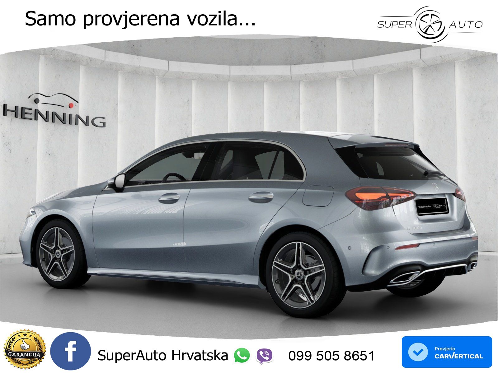 Mercedes-Benz A 180d 8G-DCT AMG ACC+GR SJED+360+PANO