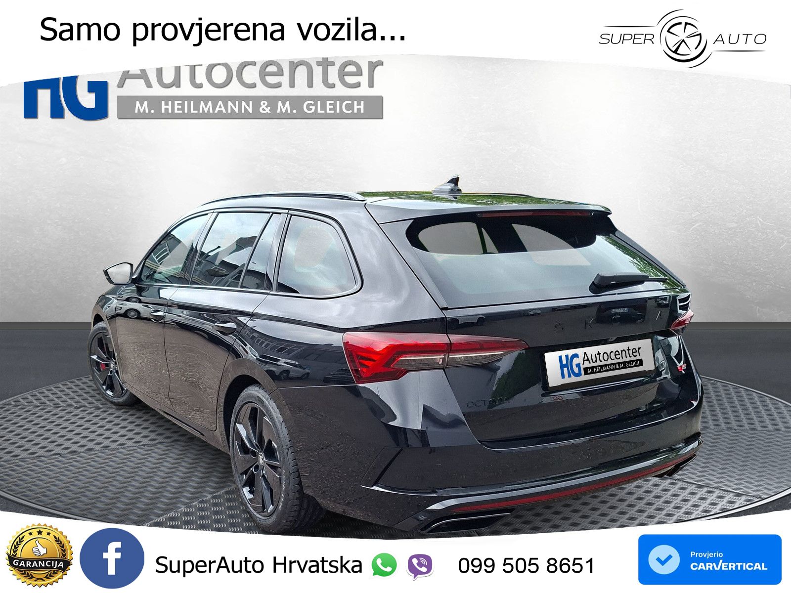 Škoda Octavia Combi RS 2.0 TSI (265 KS) DSG MATRIX+GR SJED+KAM
