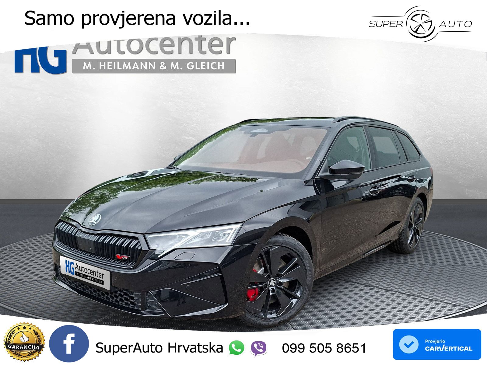 Škoda Octavia Combi RS 2.0 TSI (265 KS) DSG MATRIX+GR SJED+KAM