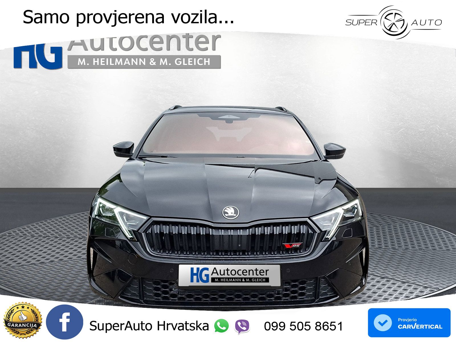 Škoda Octavia Combi RS 2.0 TSI (265 KS) DSG MATRIX+GR SJED+KAM