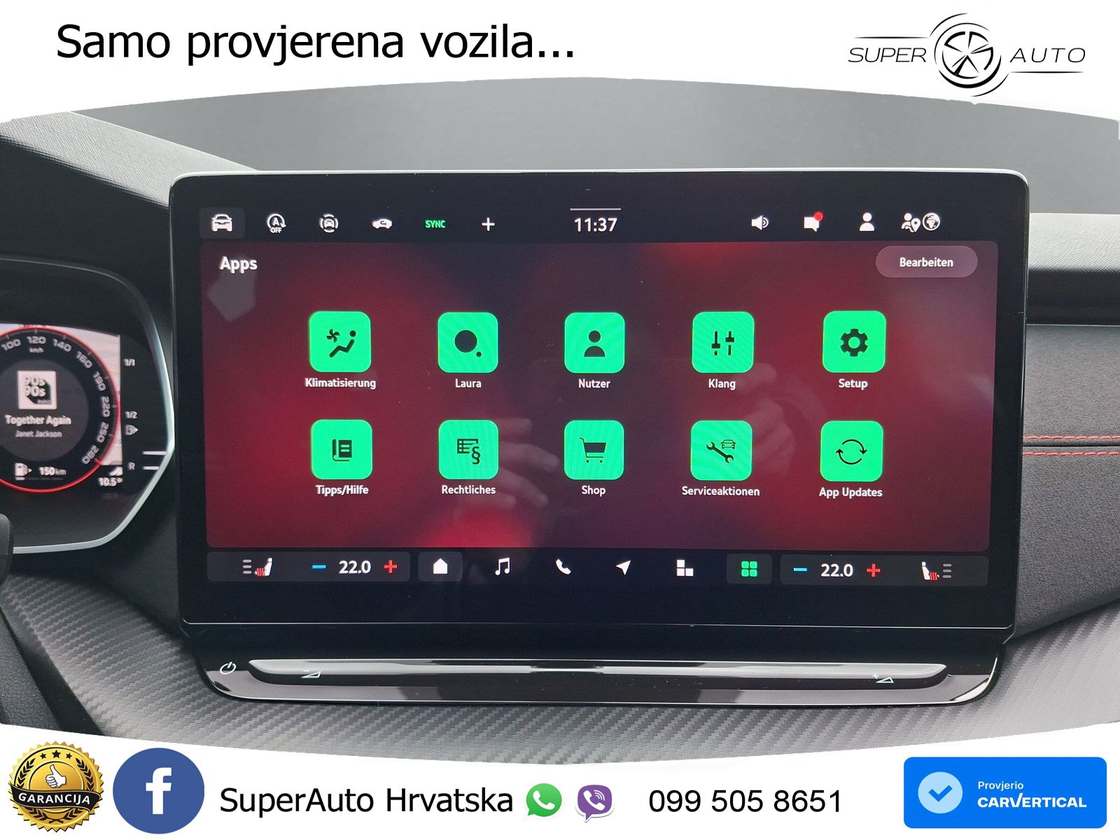 Škoda Octavia Combi RS 2.0 TSI (265 KS) DSG MATRIX+GR SJED+KAM