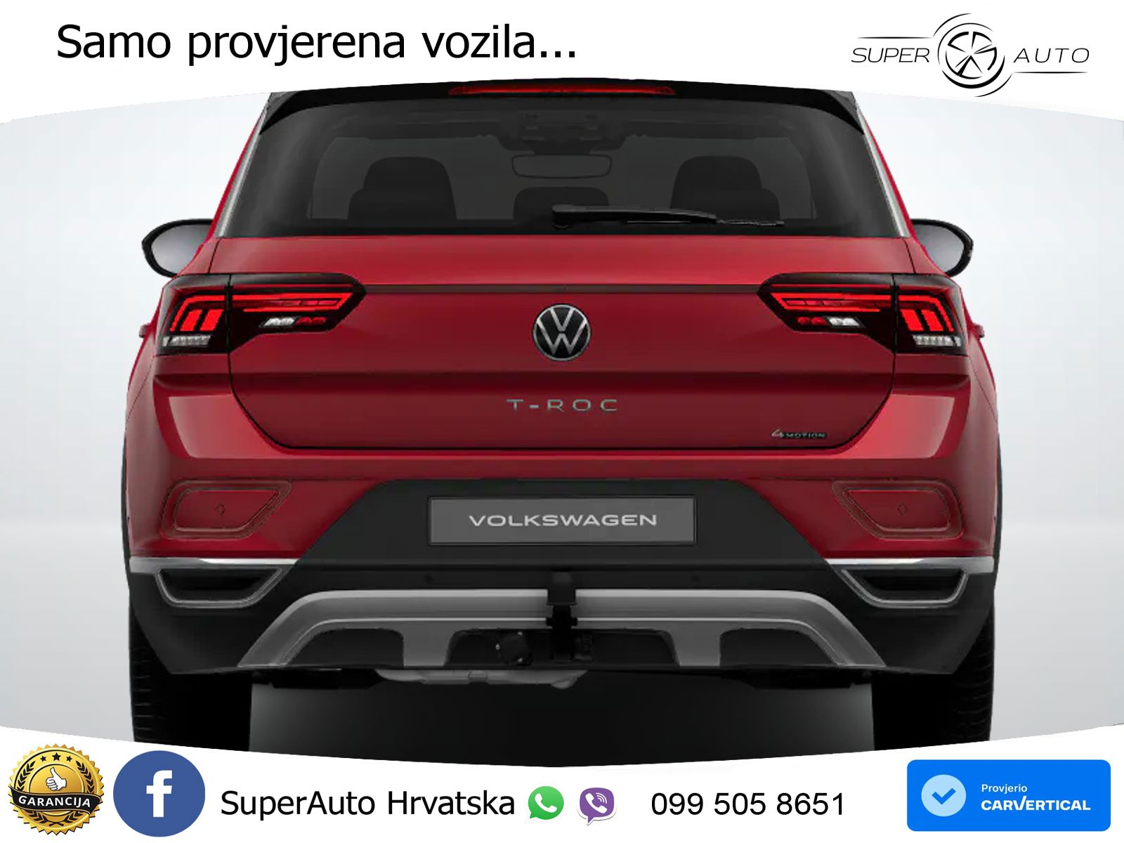 Volkswagen T-Roc I 2.0 TDI (150 KS) DSG LED+GR SJED+ACC