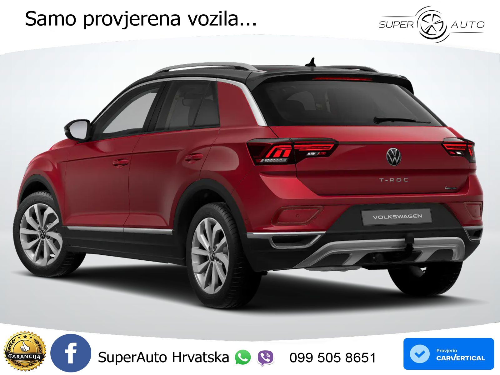 Volkswagen T-Roc I 2.0 TDI (150 KS) DSG LED+GR SJED+ACC