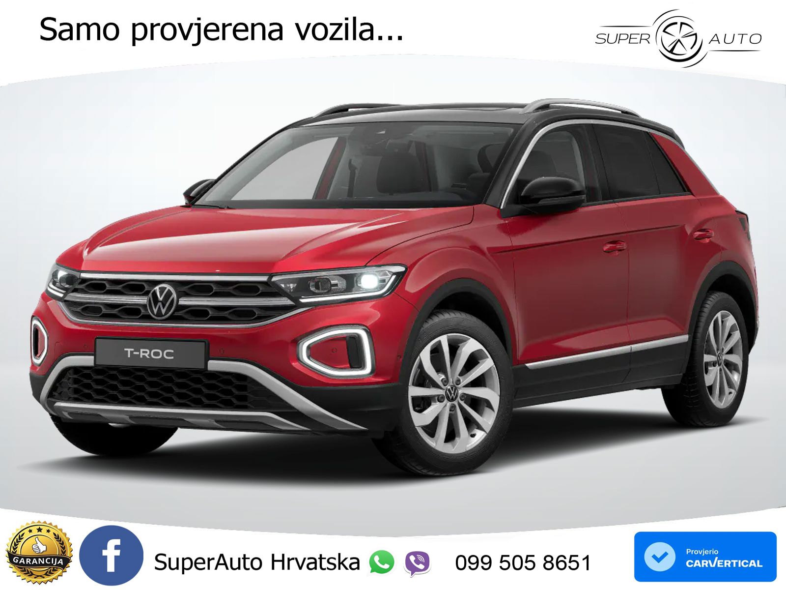 Volkswagen T-Roc I 2.0 TDI (150 KS) DSG LED+GR SJED+ACC