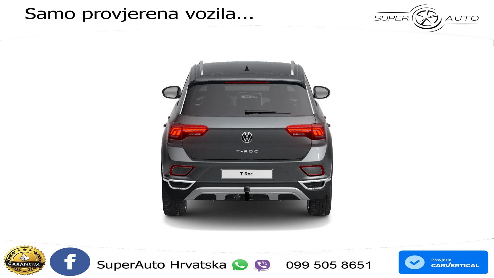 Volkswagen T-Roc 1.5 TSI (150 KS) DSG LED+GR SJED+ACC