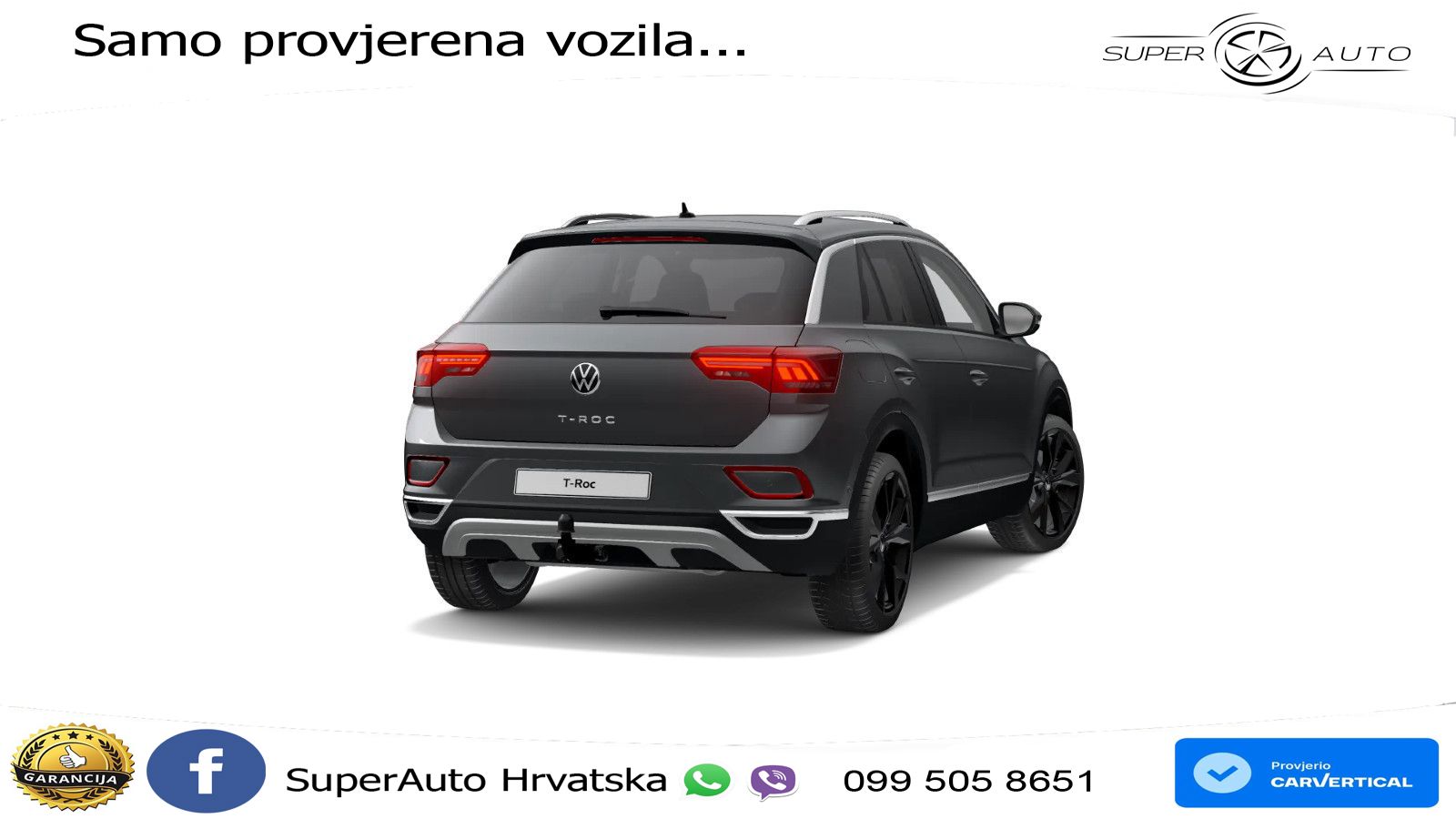 Volkswagen T-Roc 1.5 TSI (150 KS) DSG LED+GR SJED+ACC