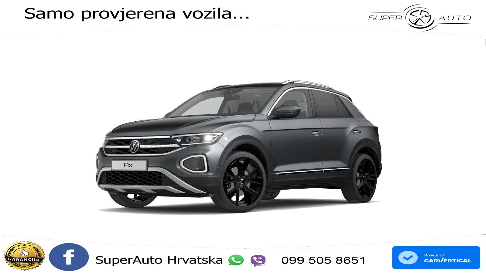 Volkswagen T-Roc 1.5 TSI (150 KS) DSG LED+GR SJED+ACC