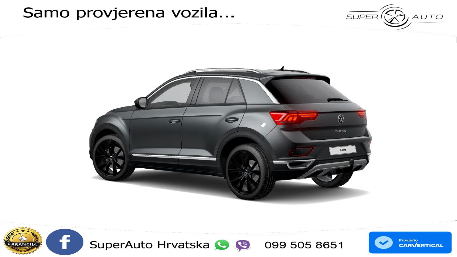 Volkswagen T-Roc 1.5 TSI (150 KS) DSG LED+GR SJED+ACC