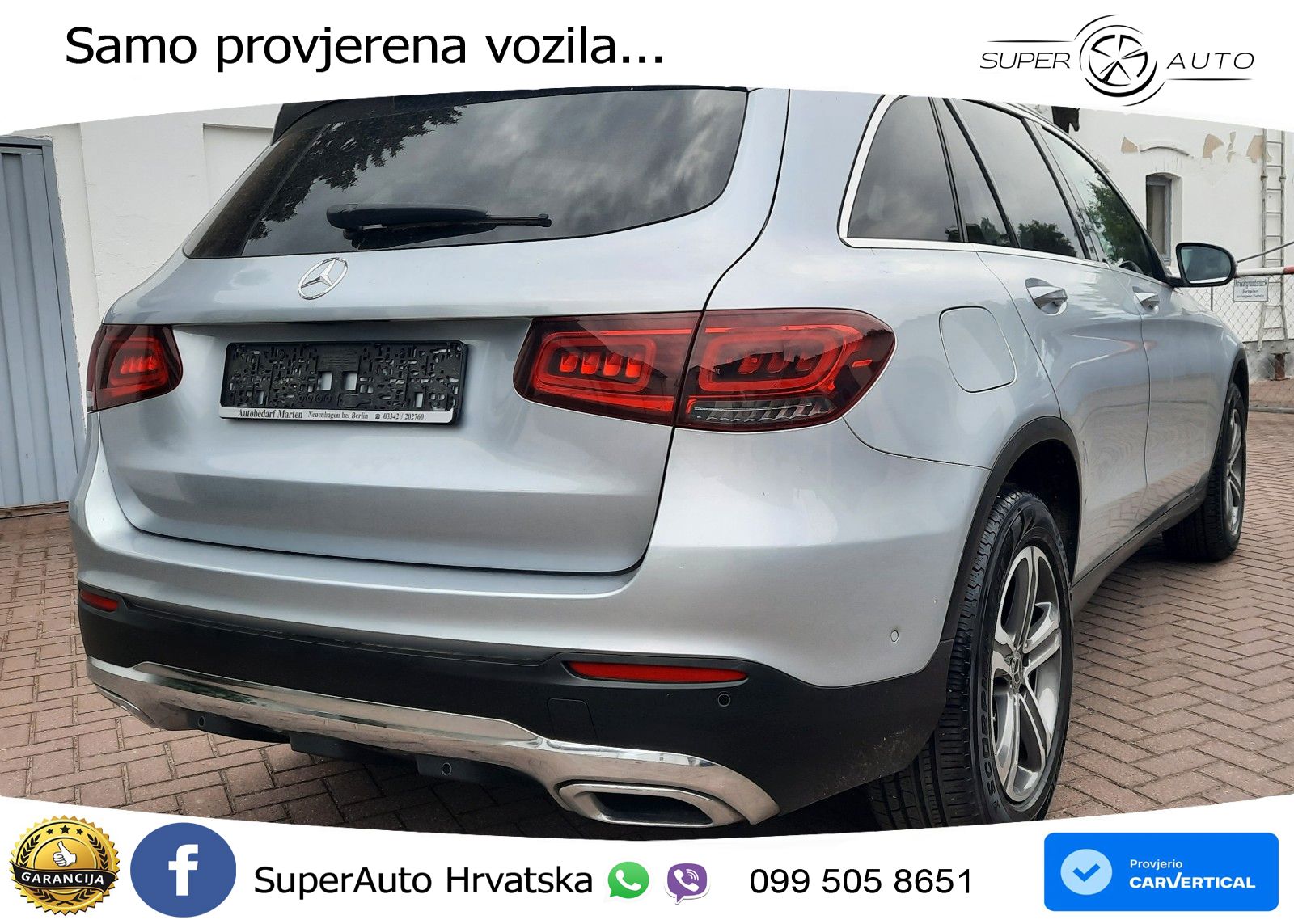 Mercedes GLC 220d (194 KS) 4MATIC G-TRONIC LED+GR SJED+ACC