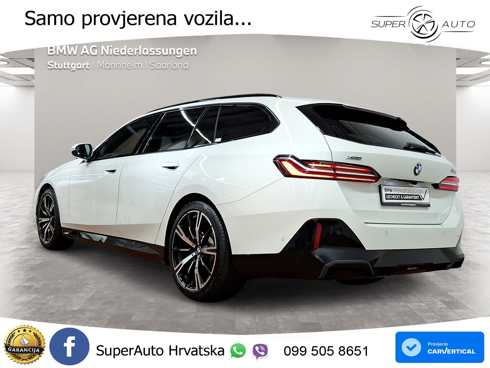 BMW 520d Touring (197 KS) xDrive Steptronic M Sport LED+GR SJED+ACC