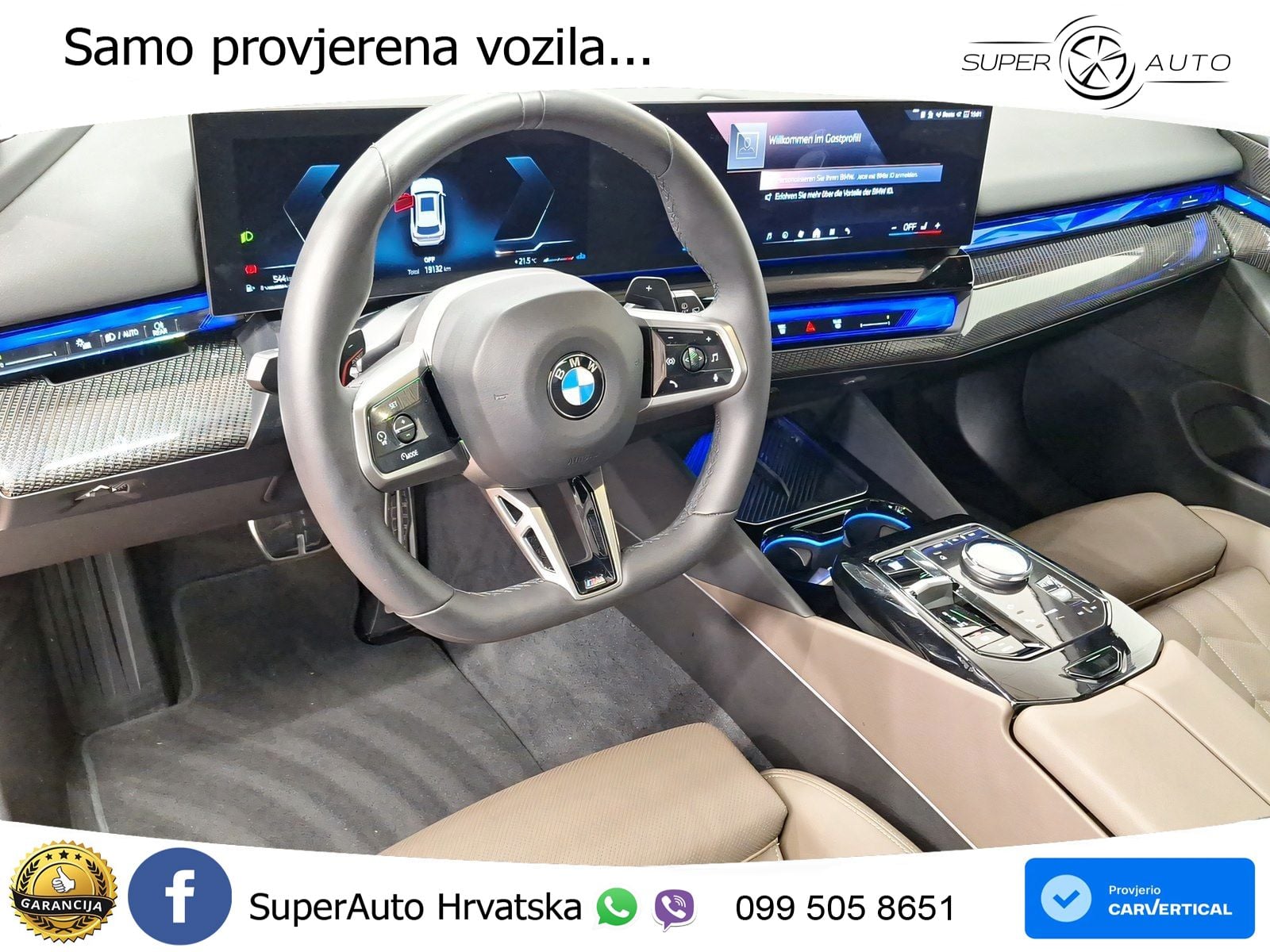 BMW 520d Touring (197 KS) xDrive Steptronic M Sport LED+GR SJED+ACC