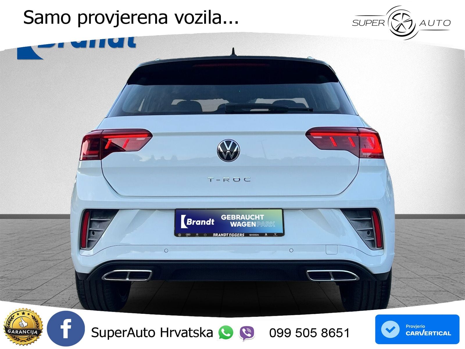 Volkswagen T-Roc 2.0 TDI (150 KS) DSG R-Line LED+GR SJED+ACC