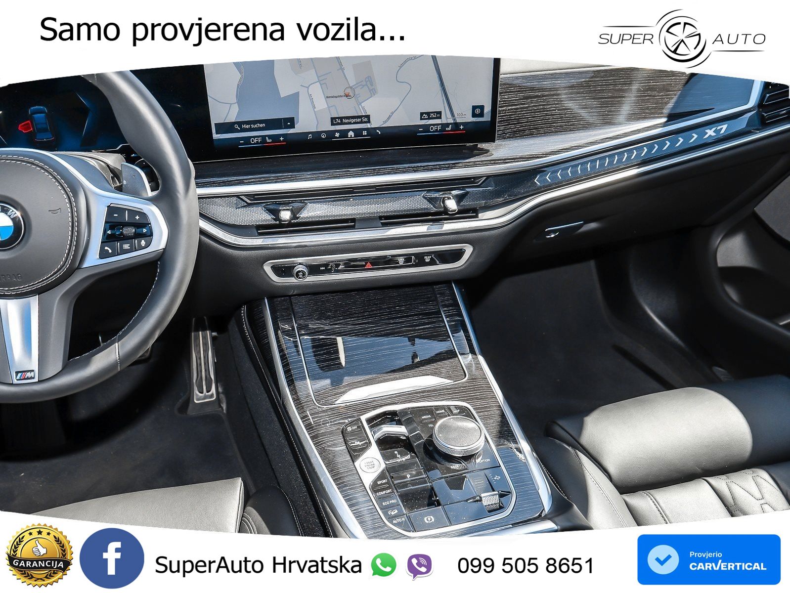 BMW X7 40d (352 KS) xDrive Steptronic M Sport ZRAČNI+ACC+GR SJED+KAM+PANO