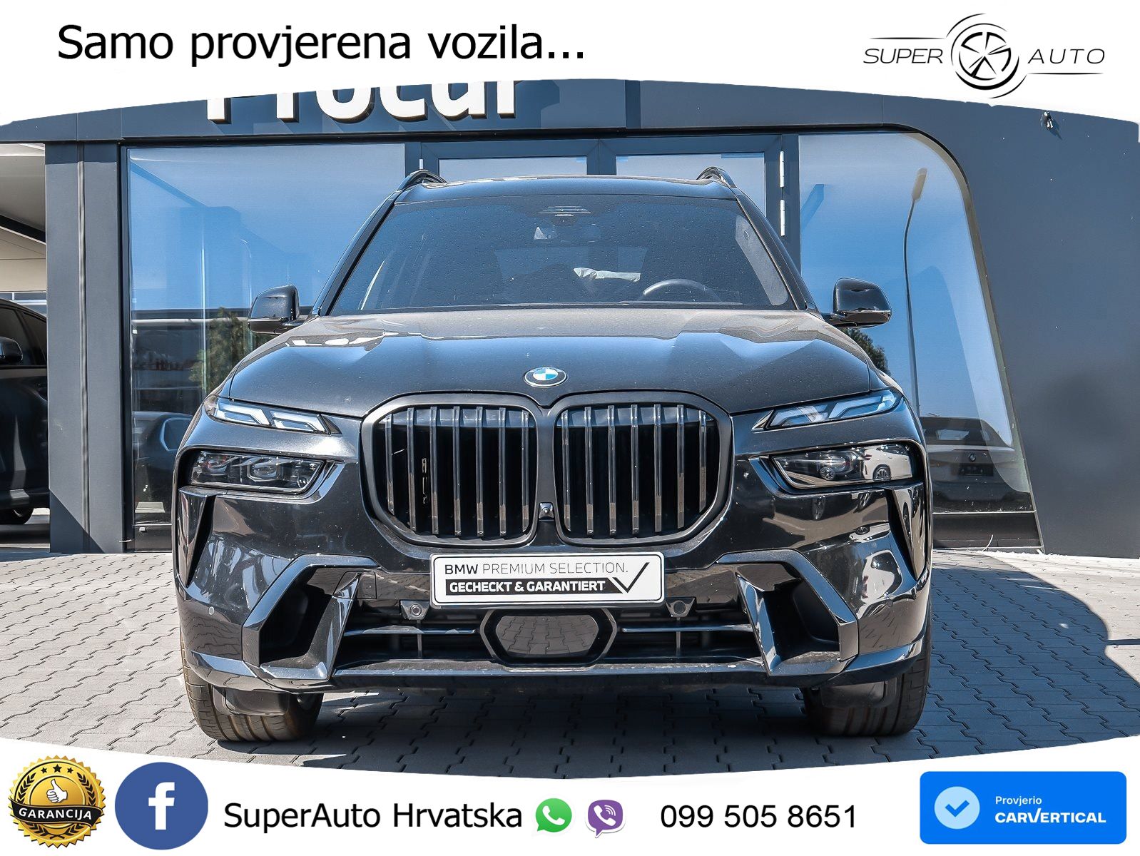 BMW X7 40d (352 KS) xDrive Steptronic M Sport ZRAČNI+ACC+GR SJED+KAM+PANO