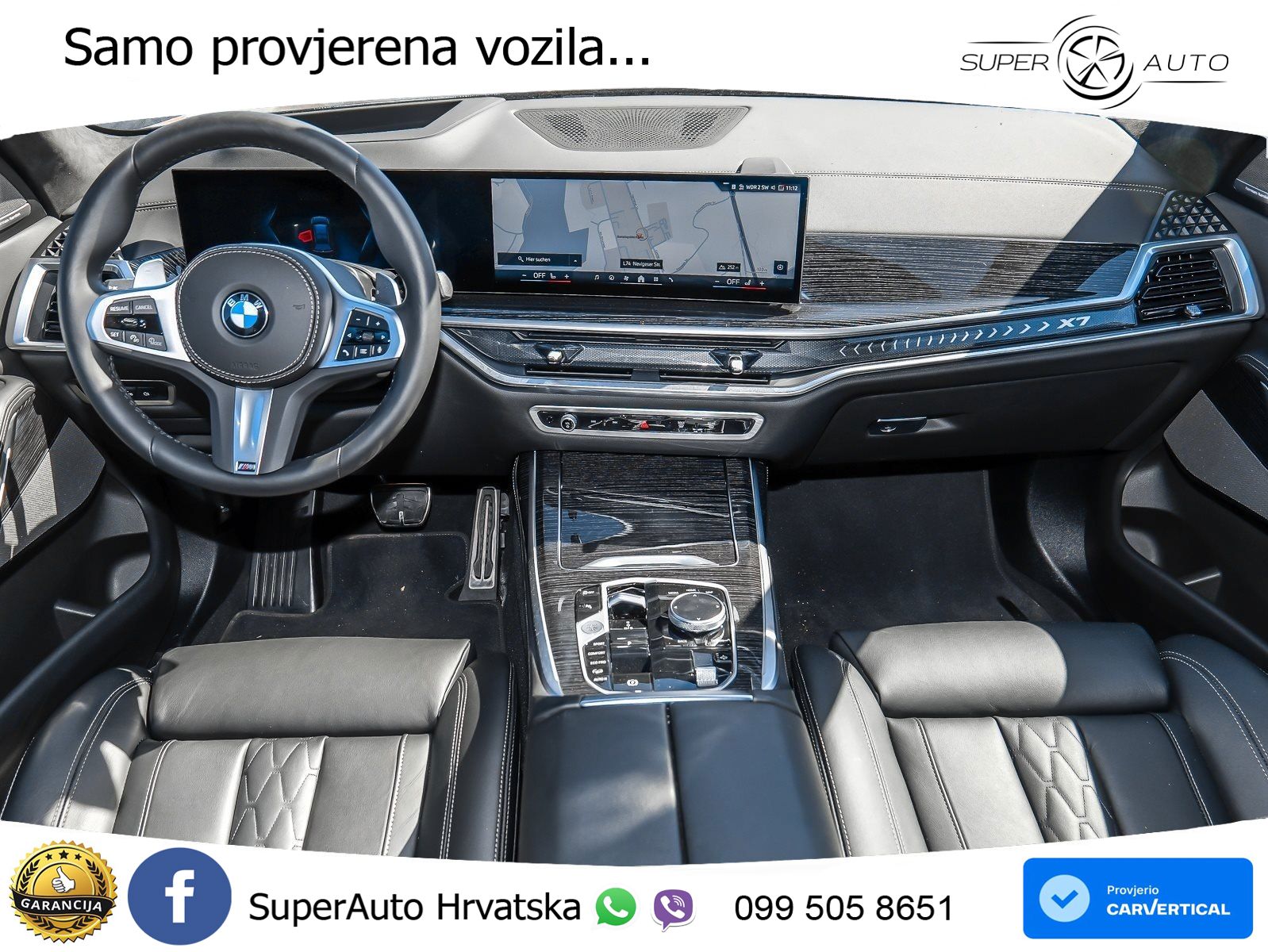 BMW X7 40d (352 KS) xDrive Steptronic M Sport ZRAČNI+ACC+GR SJED+KAM+PANO