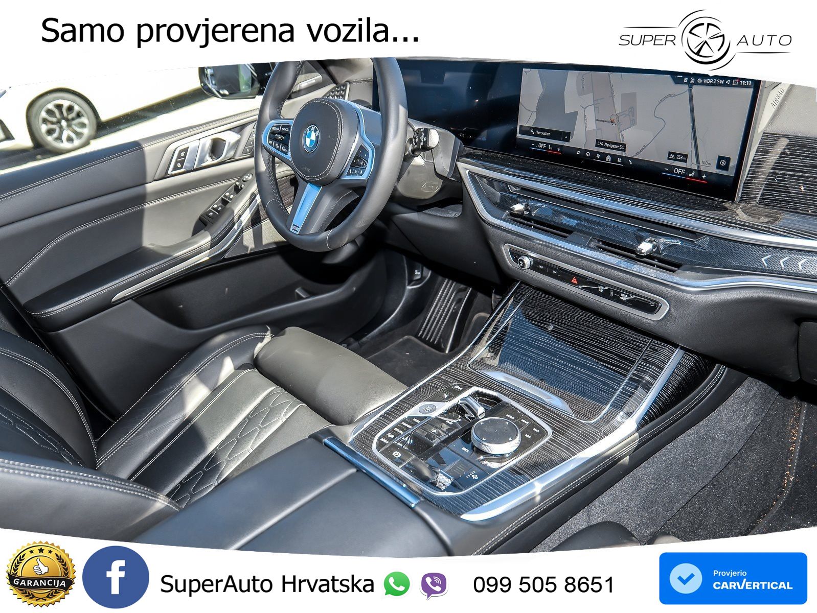 BMW X7 40d (352 KS) xDrive Steptronic M Sport ZRAČNI+ACC+GR SJED+KAM+PANO