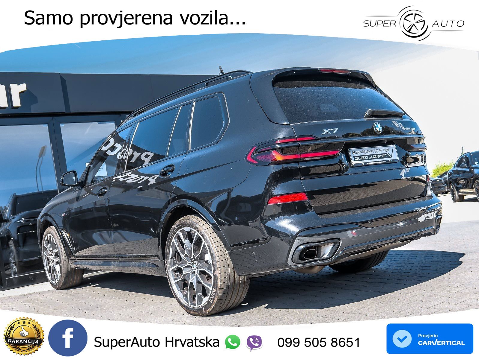 BMW X7 40d (352 KS) xDrive Steptronic M Sport ZRAČNI+ACC+GR SJED+KAM+PANO