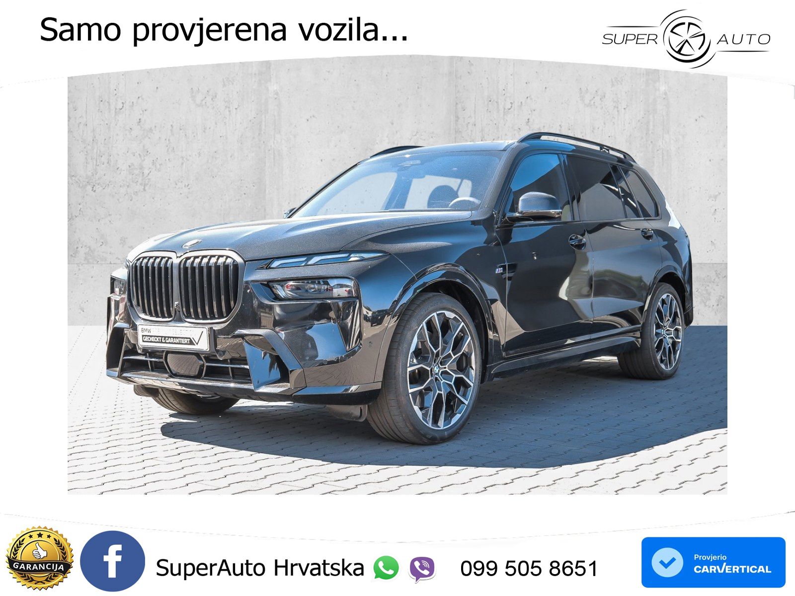 BMW X7 40d (352 KS) xDrive Steptronic M Sport ZRAČNI+ACC+GR SJED+KAM+PANO