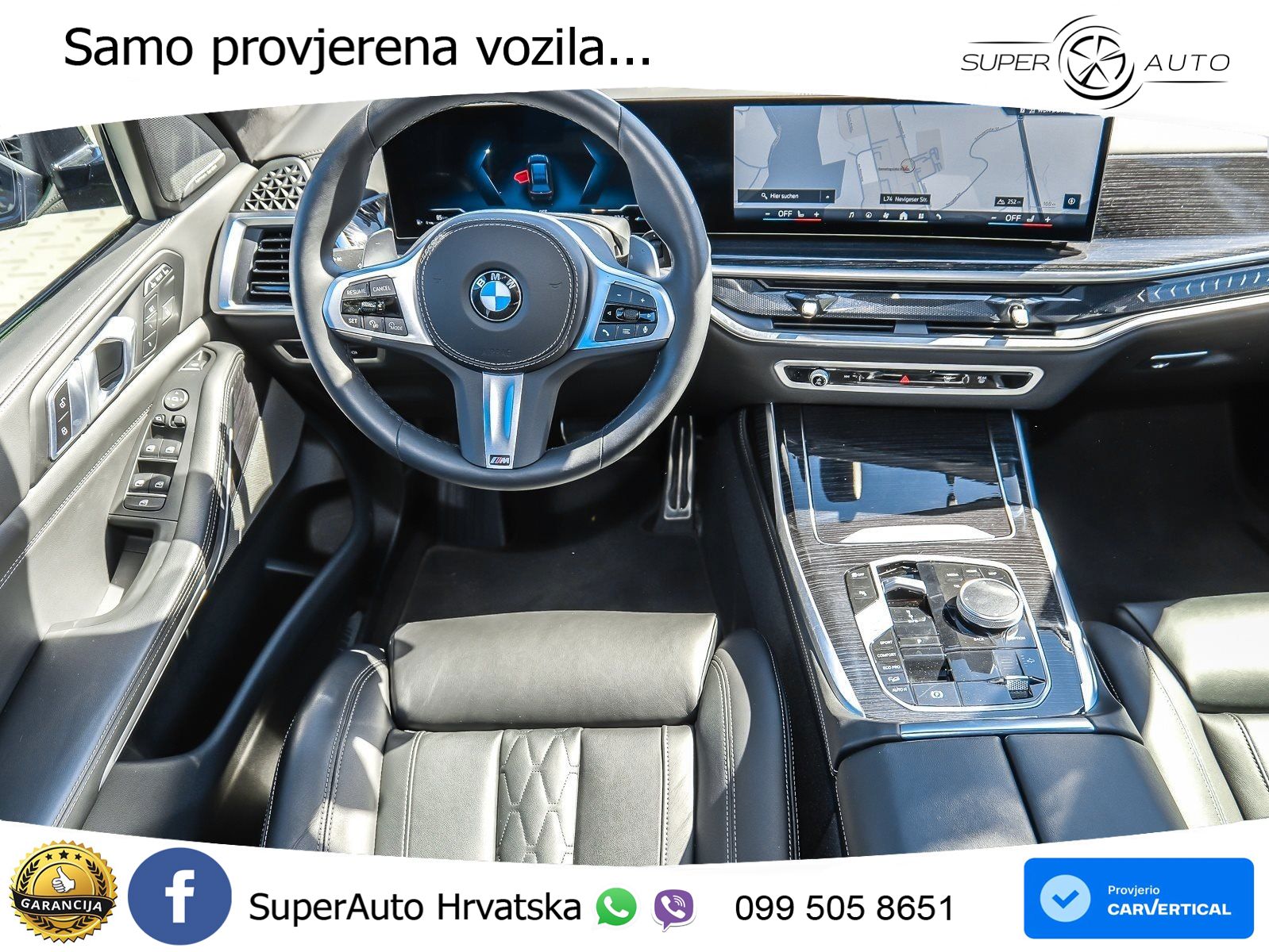 BMW X7 40d (352 KS) xDrive Steptronic M Sport ZRAČNI+ACC+GR SJED+KAM+PANO