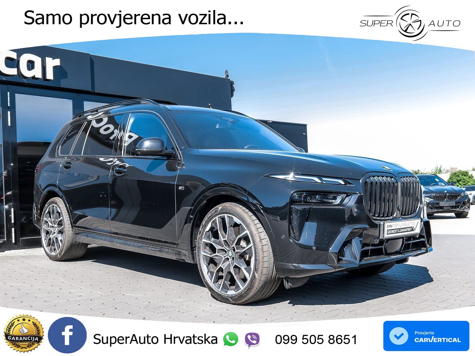 BMW X7 40d (352 KS) xDrive Steptronic M Sport ZRAČNI+ACC+GR SJED+KAM+PANO