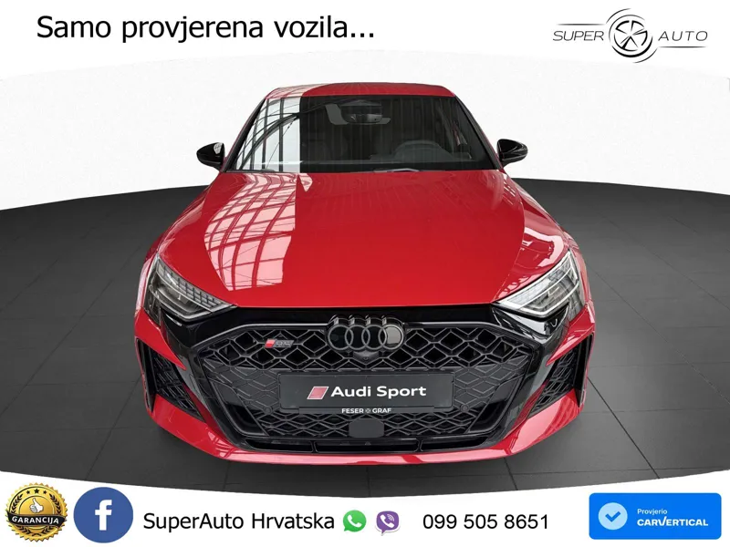 Audi RS3 Sedan 2.5 TFSI (400 KS) quattro S tronic LED+GR SJED+ACC