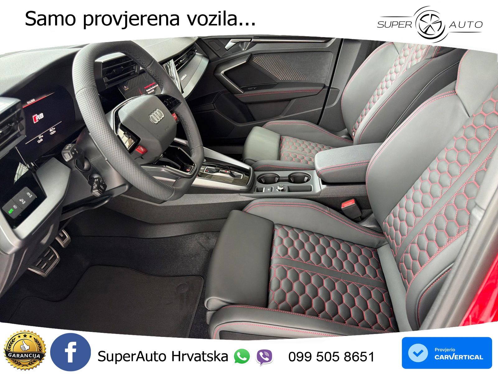 Audi RS3 Sedan 2.5 TFSI (400 KS) quattro S tronic LED+GR SJED+ACC
