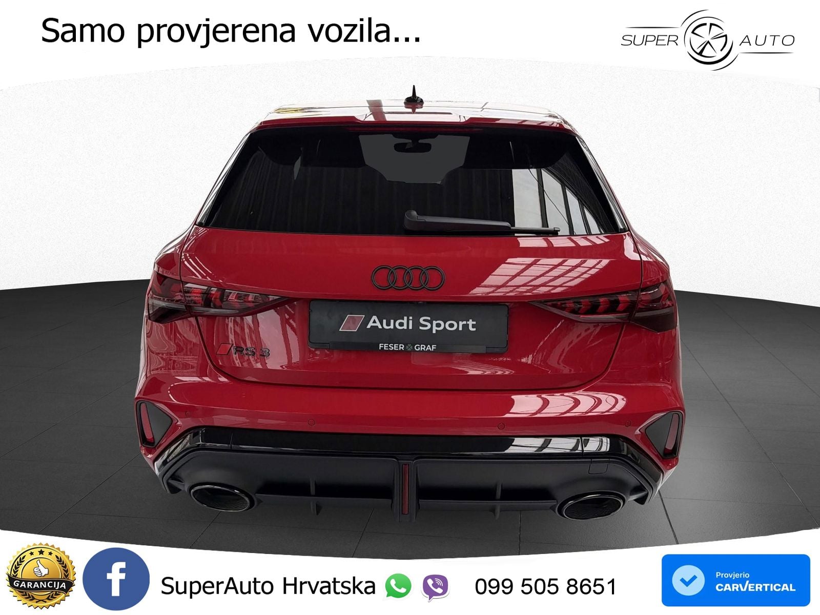 Audi RS3 Sedan 2.5 TFSI (400 KS) quattro S tronic LED+GR SJED+ACC