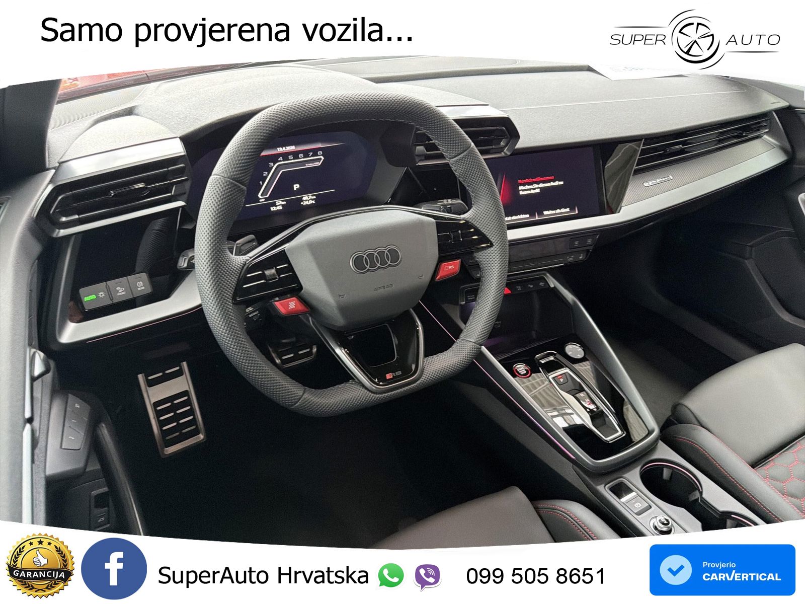 Audi RS3 Sedan 2.5 TFSI (400 KS) quattro S tronic LED+GR SJED+ACC