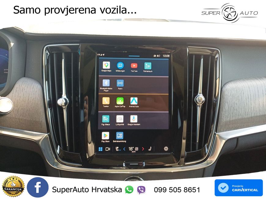 Volvo V90 Recharge T8 AWD Geartronic ACC+HEAD+4xGR SJED+360+PANO