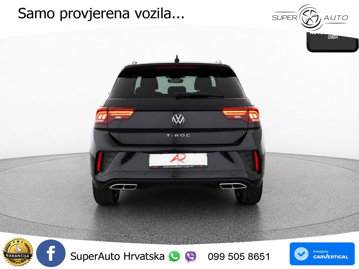 Volkswagen T-Roc 1.5 TSI (150 KS) DSG R-Line LED+GR SJED+ACC