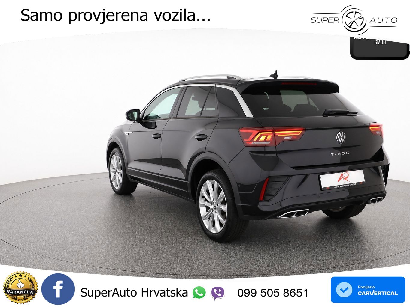 Volkswagen T-Roc 1.5 TSI (150 KS) DSG R-Line LED+GR SJED+ACC