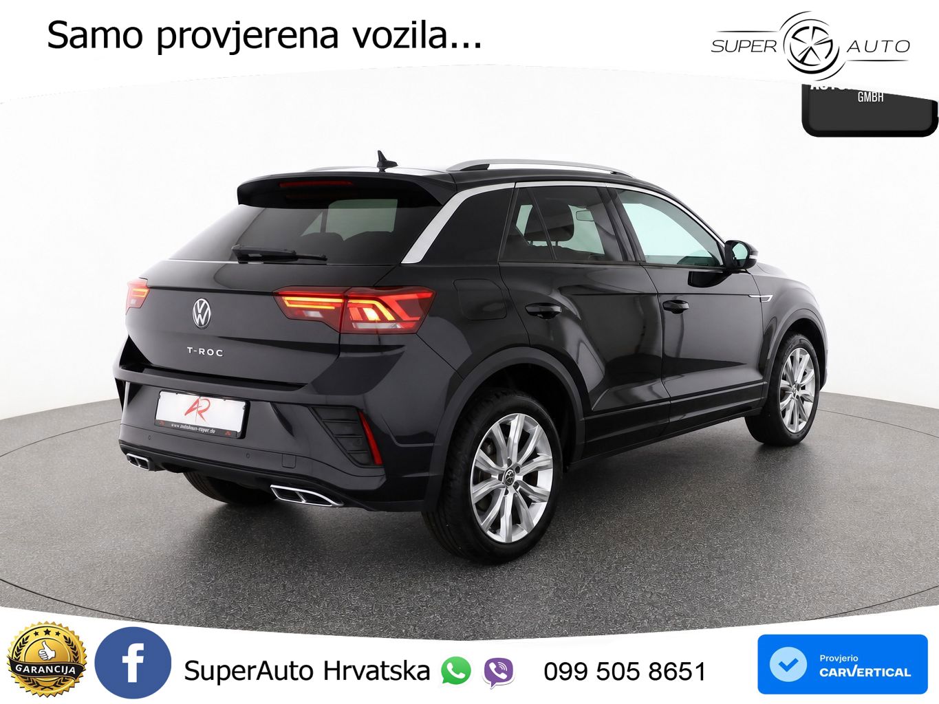 Volkswagen T-Roc 1.5 TSI (150 KS) DSG R-Line LED+GR SJED+ACC
